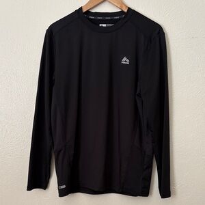 RBX Compression Black Men's Long-Sleeve Athletic Top